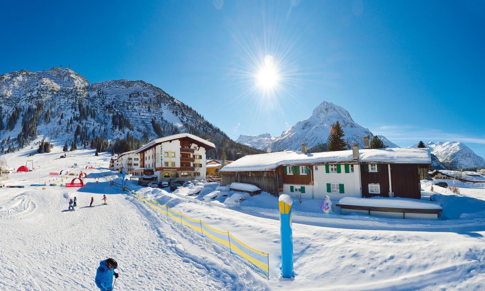 Pension Cafe Fritz Lech am Arlberg Dış mekan fotoğraf