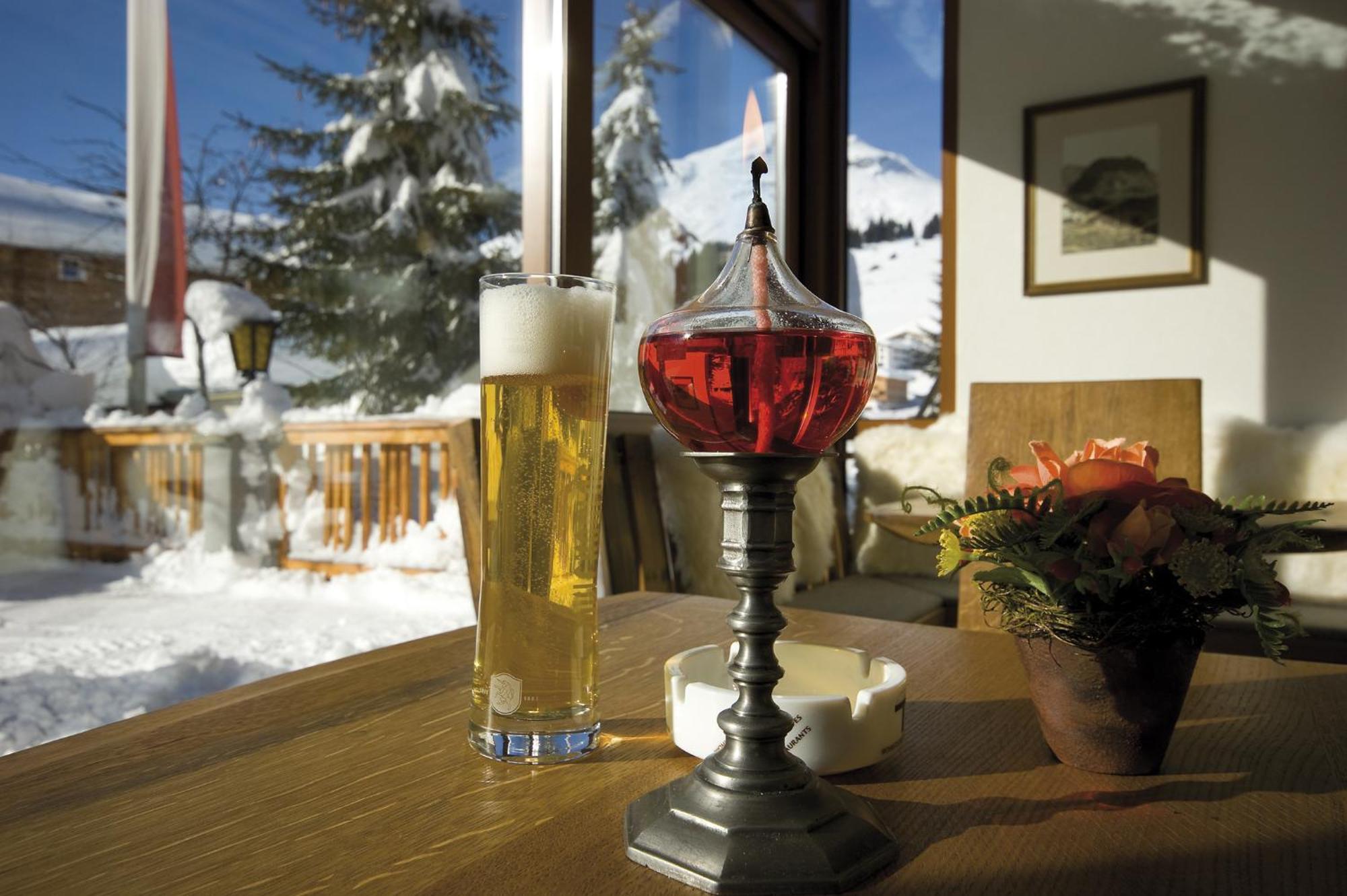Pension Cafe Fritz Lech am Arlberg Dış mekan fotoğraf